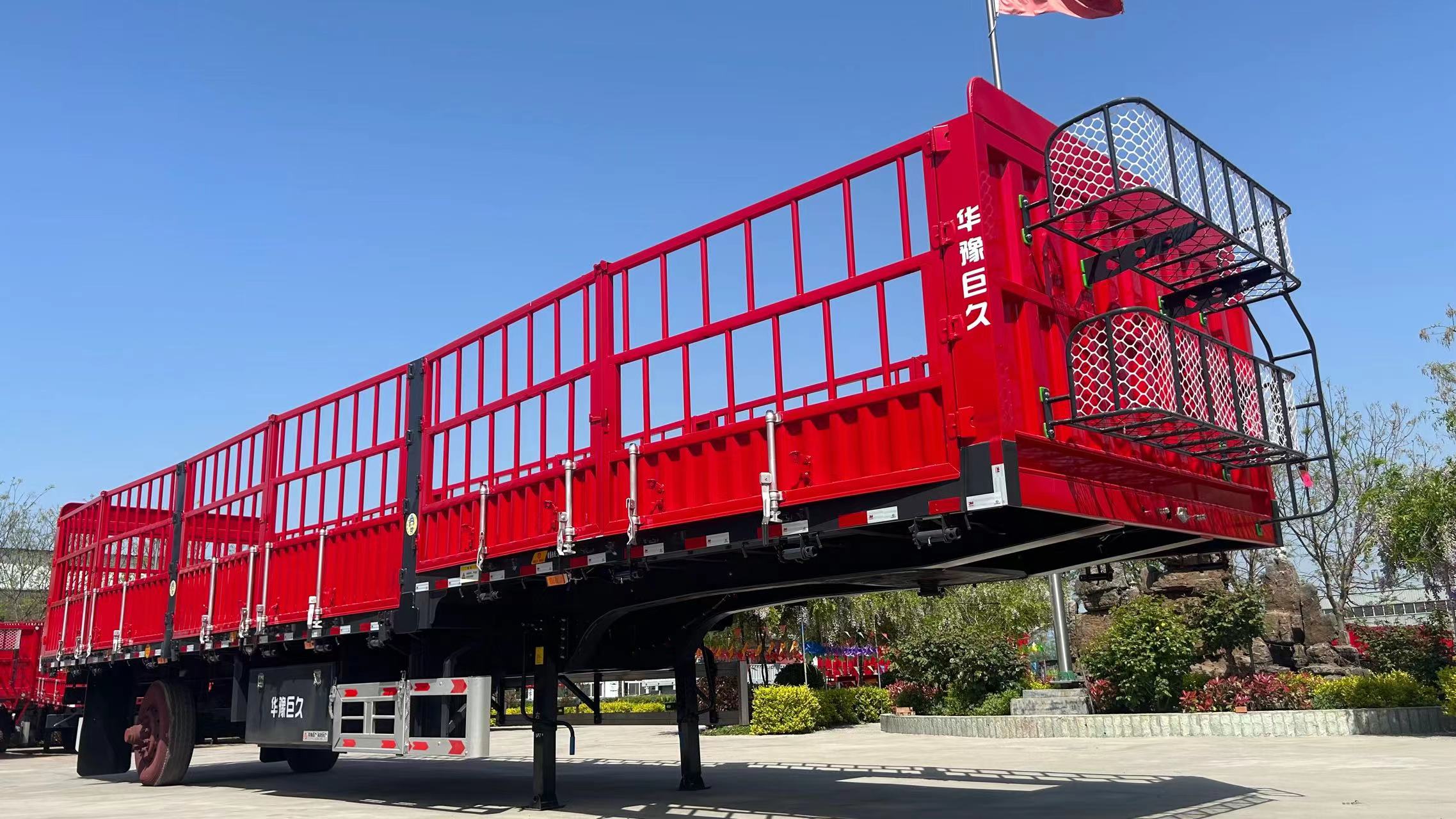 New National Standard Air Suspension Fence Semi-Trailer