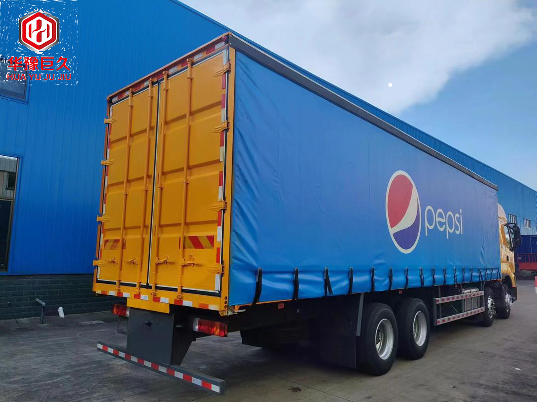 Beverage Dry Van Box Truck Semi Trailers