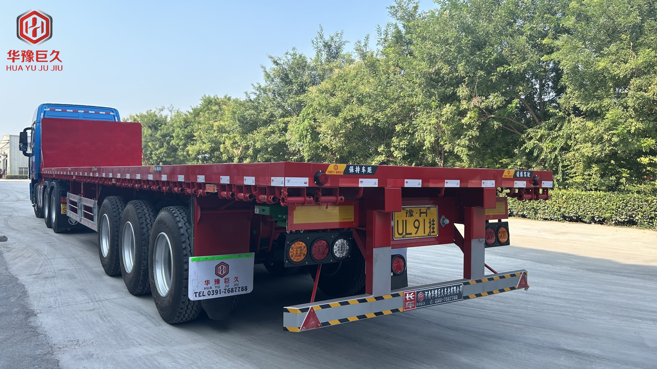 Flatbed Semi Trailer