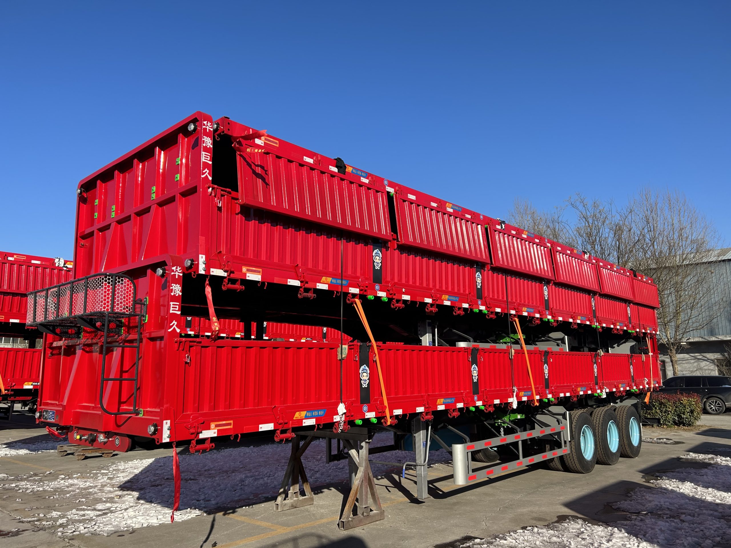 Bulk Cargo Shipping Side Wall Semi Trailer