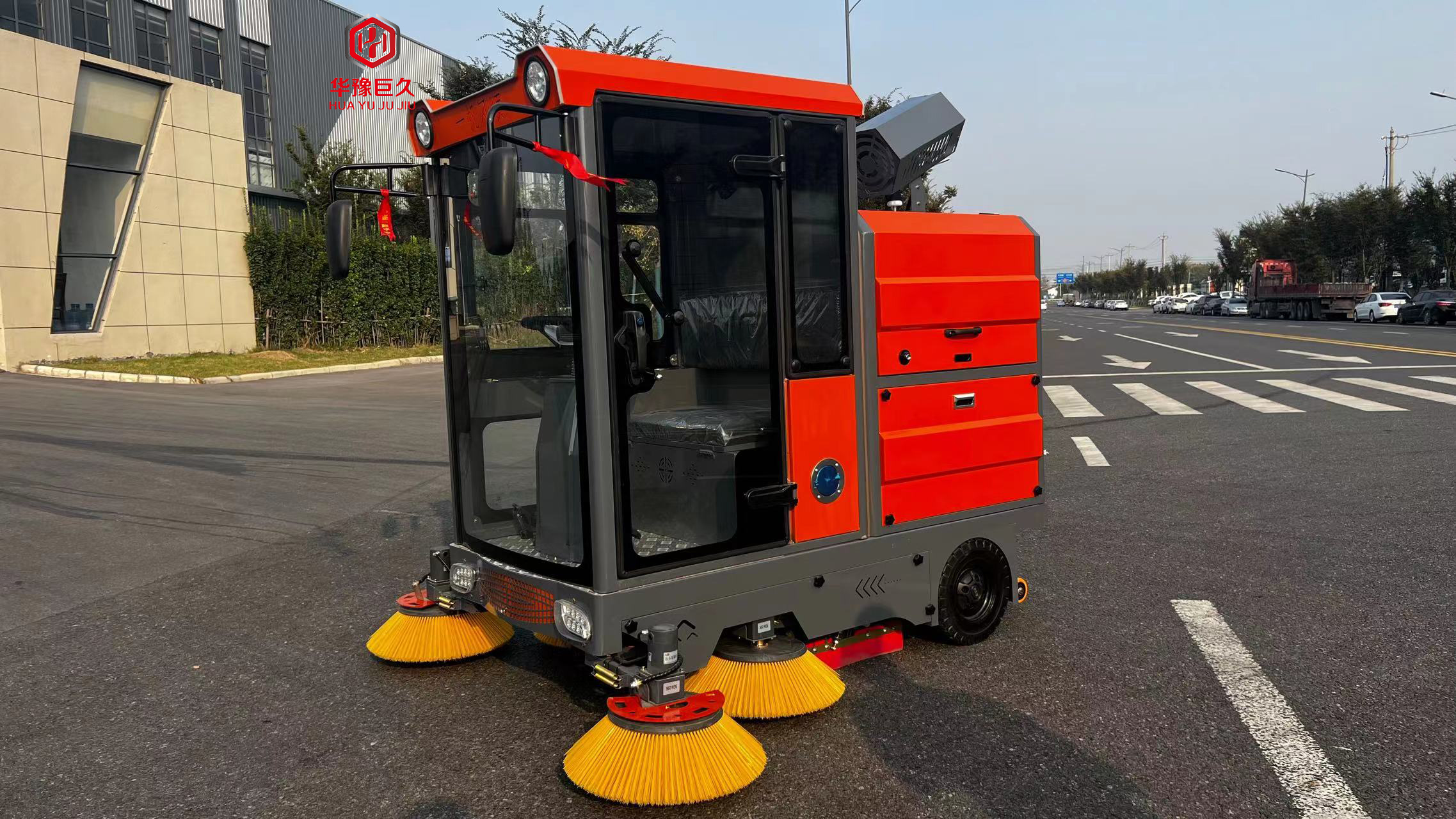 Industrial Commercial Battery Powered Automatic Industrial Vacuum Floor Street Road Sweeper