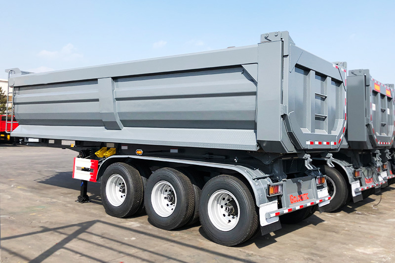 HJYY Brand Heavy  Duty 3 Axles 40 Tons Rear Dump Semi Trailer