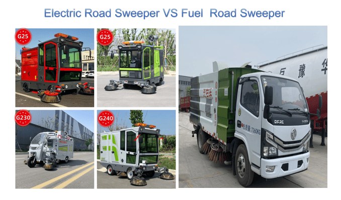 Electric Road Sweeper VS Fuel Road Sweeper